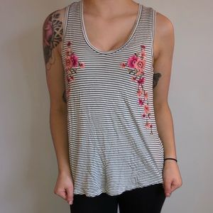 Stripped tank top